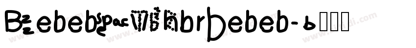 Bee Three字体转换